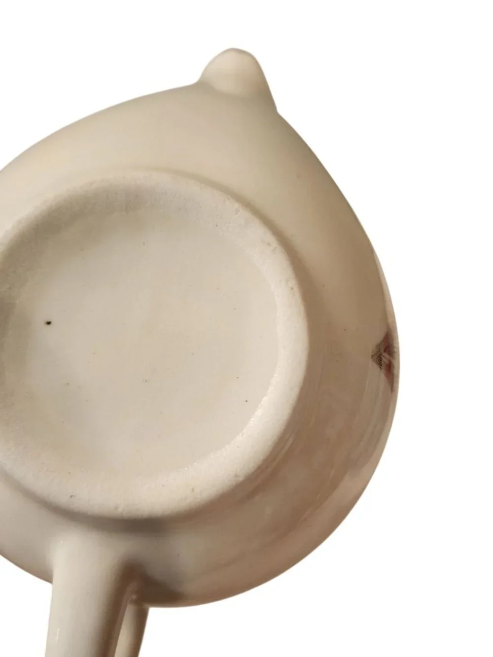 Unmarked USA Gravy Boat vintage, with golden wheat and fleur